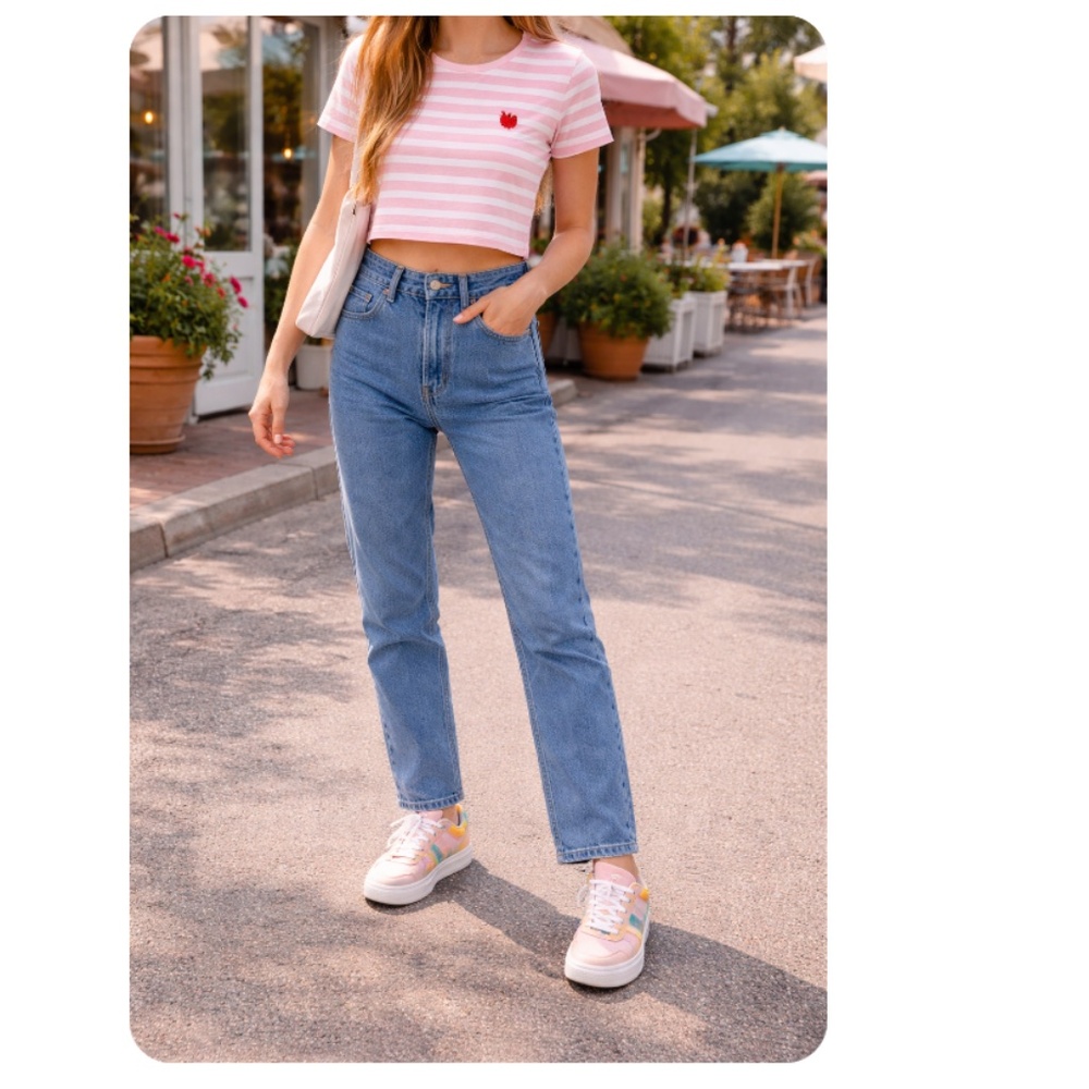 BRANDY MELVILLE JOHN GALT Slim High Waist Jeans Size Jrs Medium
